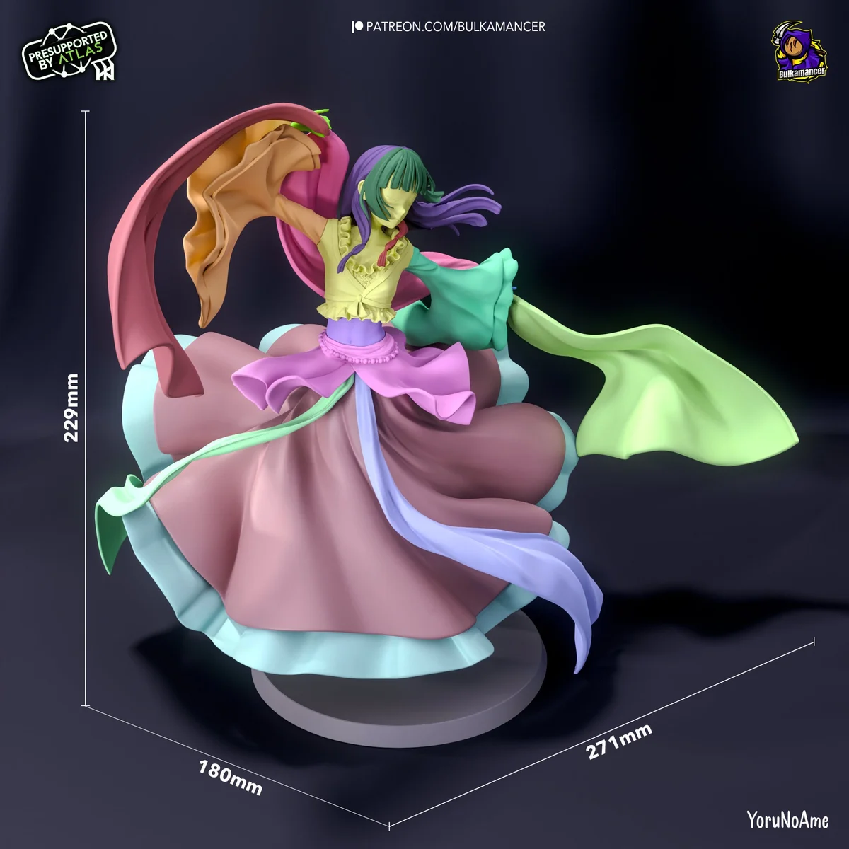 Poison Maiden | Fan Art | 3D Printed Resin Model Garage Kit | *Un-Painted* | Bulkamancer 5