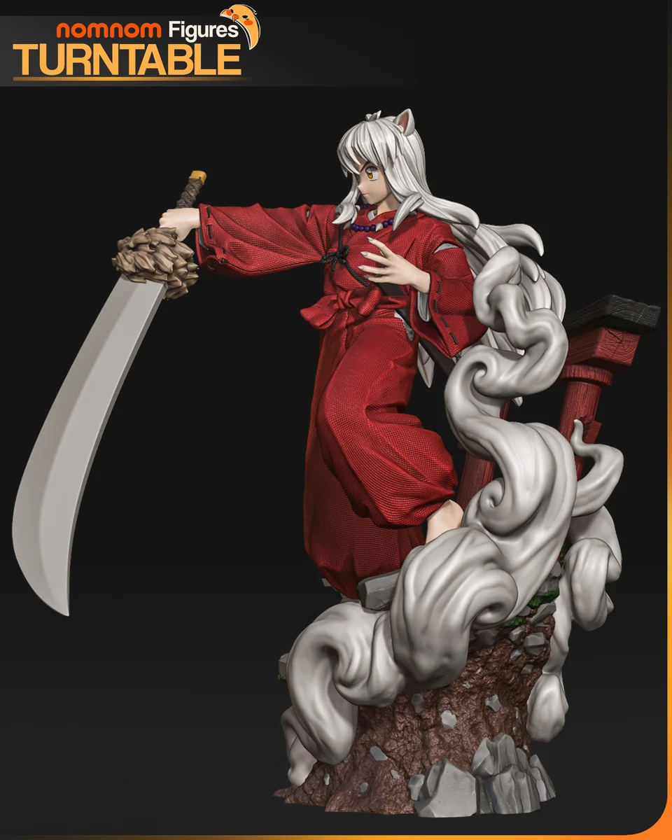 Inuyasha | Fan Art | 3D Printed Resin Model Garage Kit | *Un-Painted* | Nomnom 5