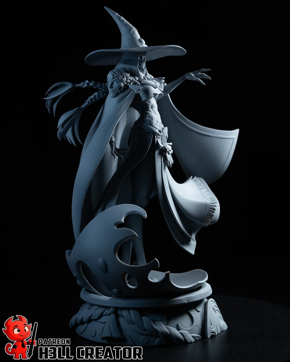 Hecate | Fan Art | 3D Printed Resin Model Garage Kit | *Un-Painted* | H3LL Creator 9