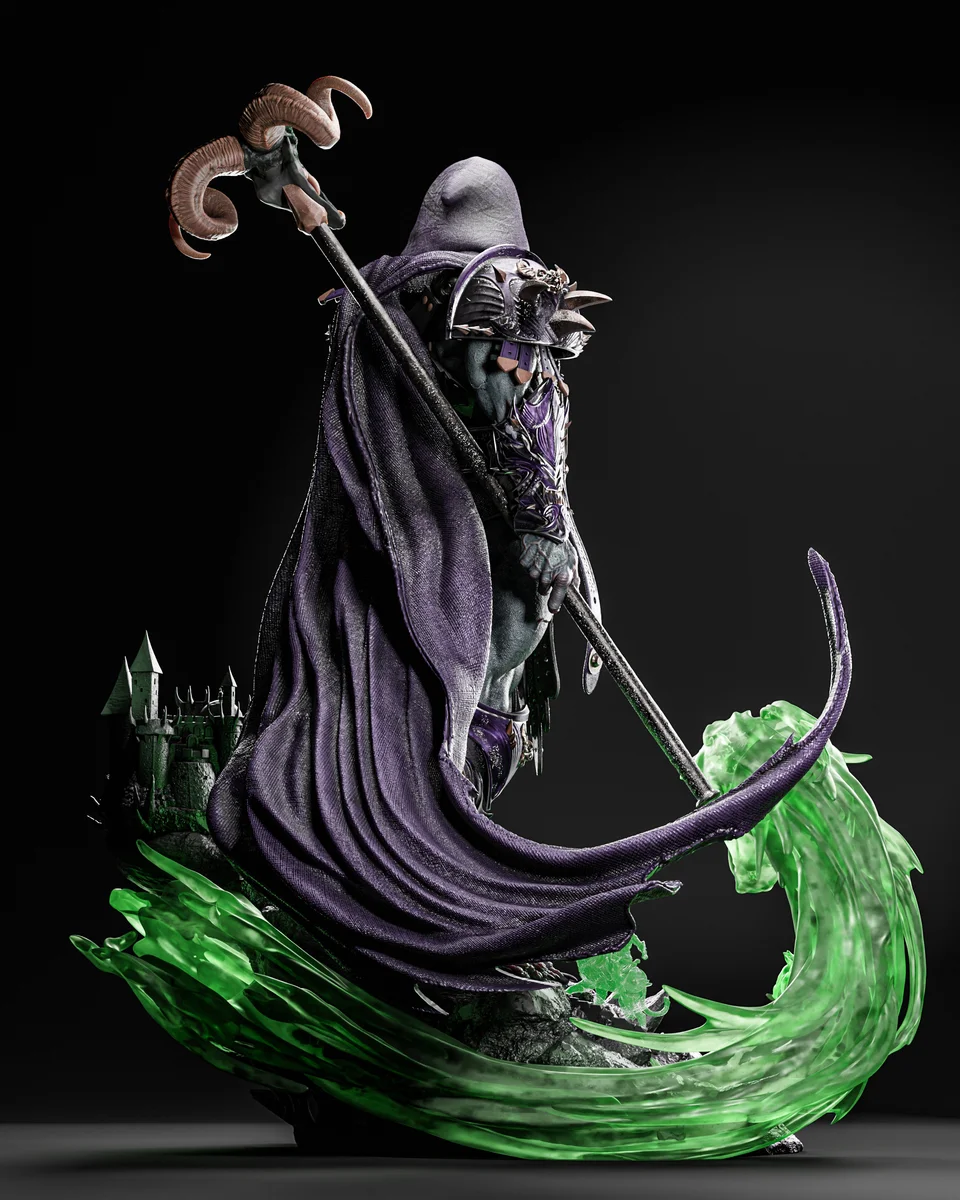 Skeletor | Fan Art | 3D Printed Resin Model Garage Kit | *Un-Painted* | ZEZ Studio 6