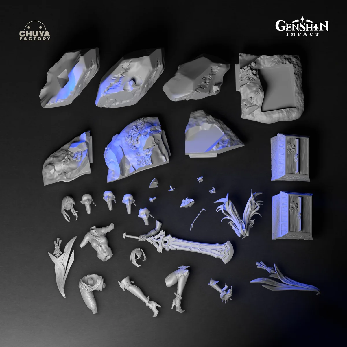 Dehya | Fan Art | 3D Printed Resin Model Garage Kit | *Un-Painted* | Chuya Factory 10