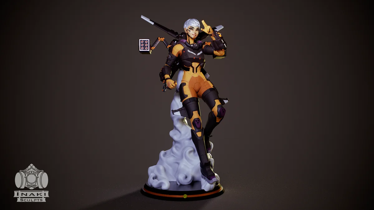 Valkyrie | Fan Art | 3D Printed Resin Model Garage Kit | *Un-Painted* | Inaki Sculpts 3