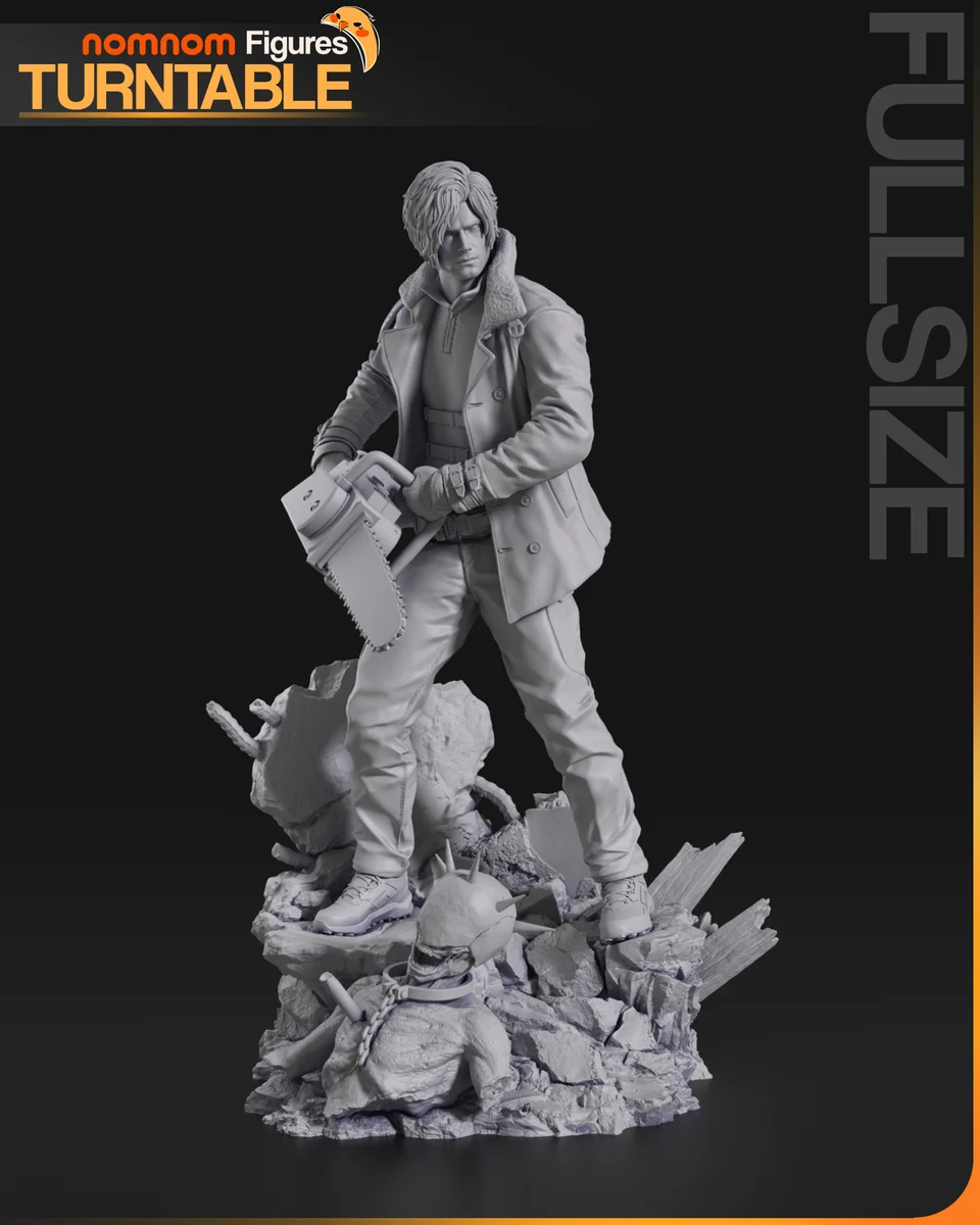 Leon S. Kennedy | Fan Art | 3D Printed Resin Model Garage Kit | *Un-Painted* | Nomnom 8