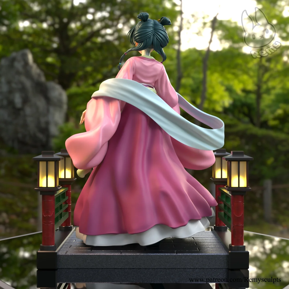 Maomao | Fan Art | 3D Printed Resin Model Garage Kit | *Un-Painted* | Remy Sculpts 4