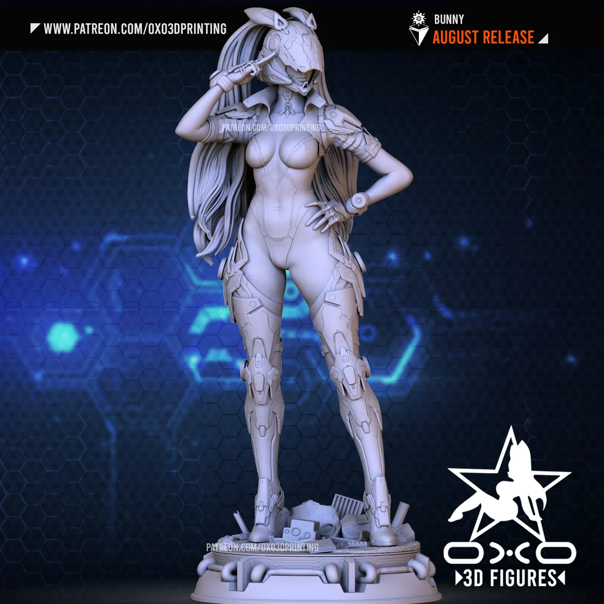 Descendant Bunny | Fan Art | 3D Printed Resin Model Garage Kit | *Un-Painted* | OXO3D 6