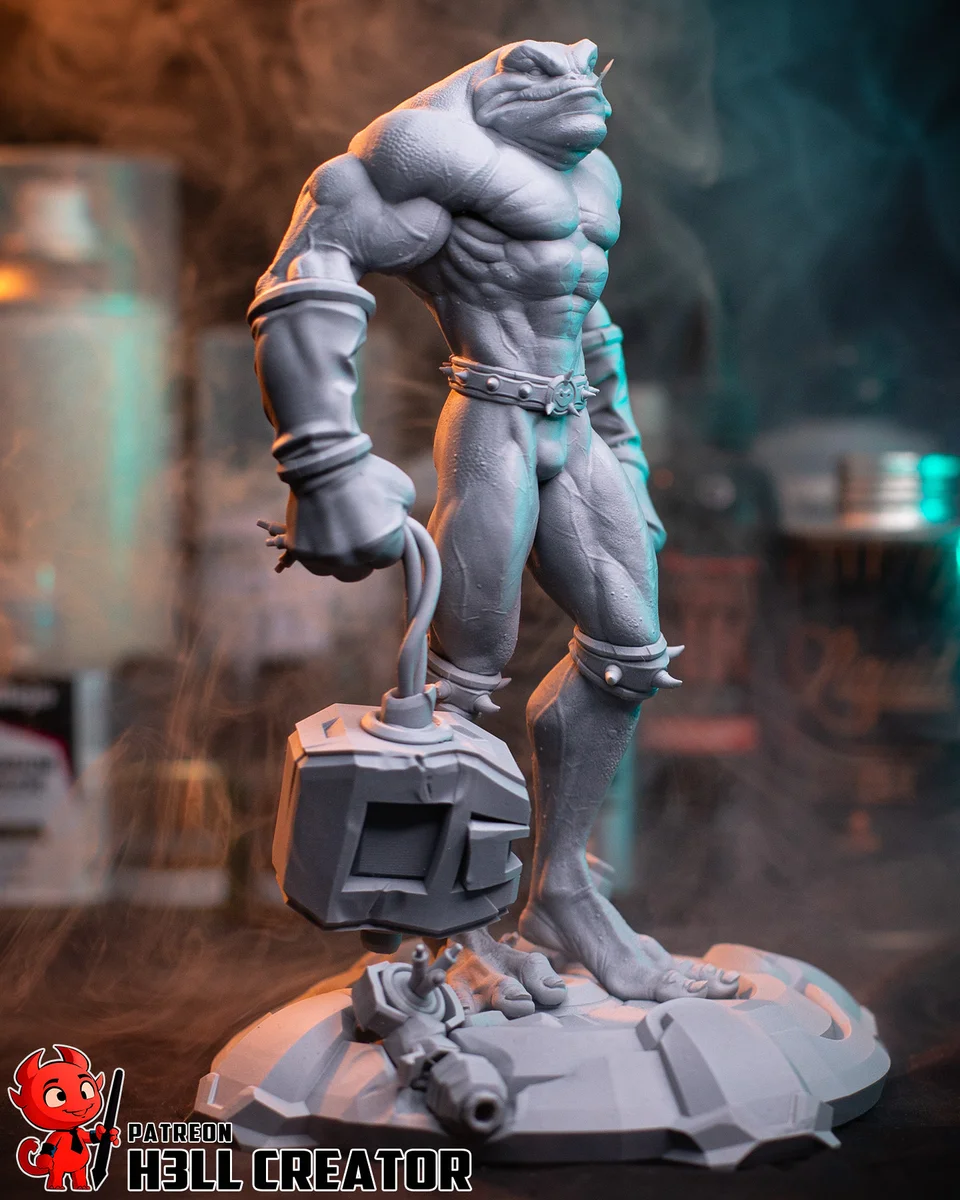 Zitz | Fan Art | 3D Printed Resin Model Garage Kit | *Un-Painted* | H3LL Creator 11