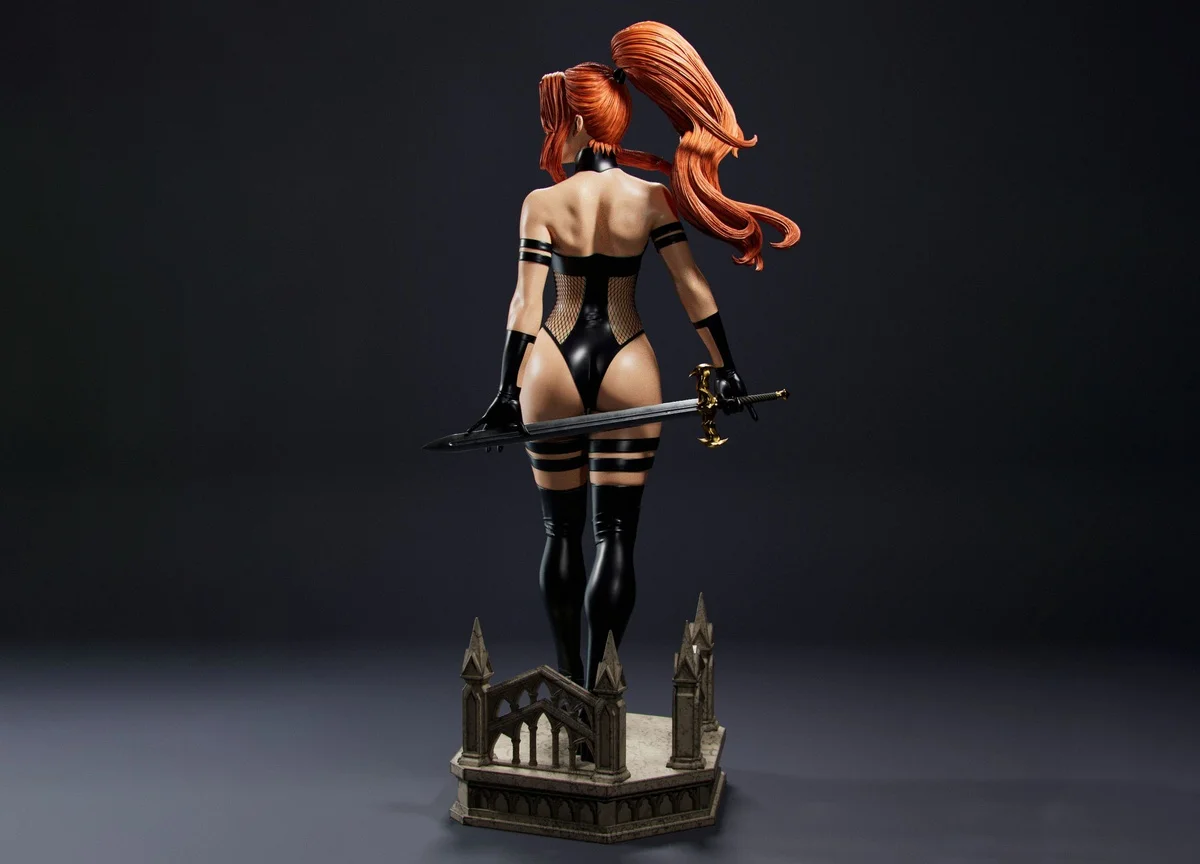 Avengelyne | Fan Art | 3D Printed Resin Model Garage Kit | *Un-Painted* | Abe3D 6