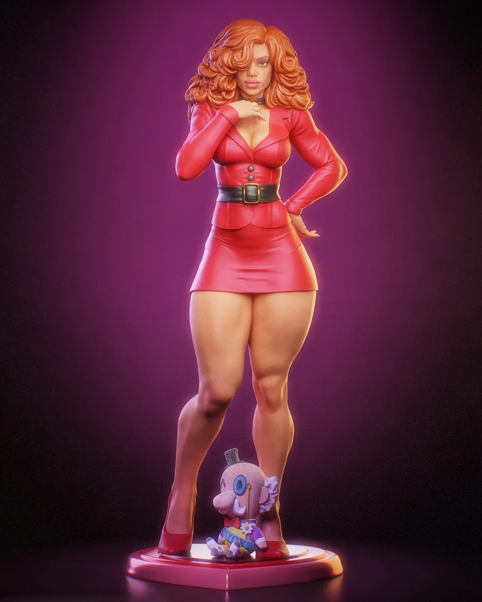 Ms Bellum | Fan Art | 3D Printed Resin Model Garage Kit | *Un-Painted* | Nympha3D 3