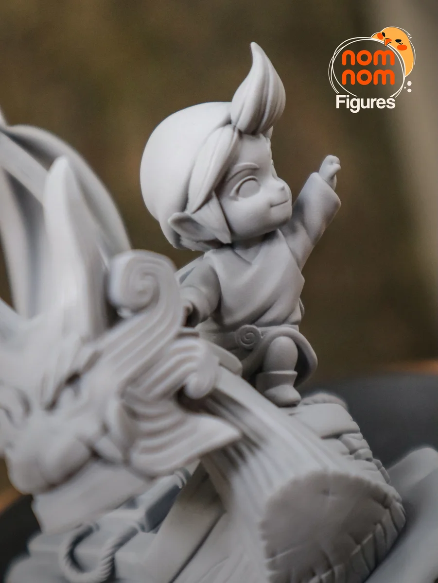 Chibi Wind Waker Link | Fan Art | 3D Printed Resin Model Garage Kit | *Un-Painted* | Nomnom 10