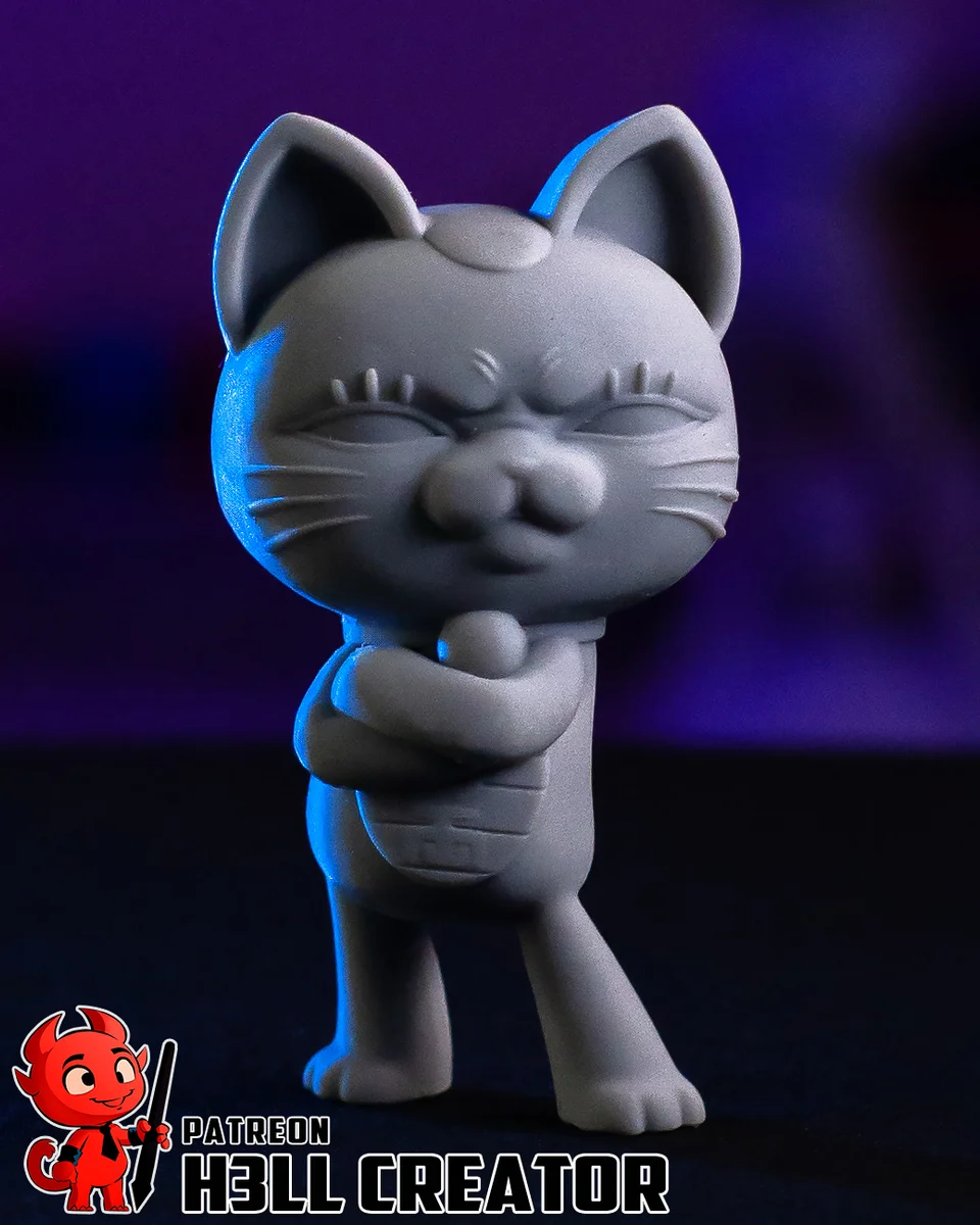 Chibi Turbo Granny | Fan Art | 3D Printed Resin Model Garage Kit | *Un-Painted* | H3LL Creator 5