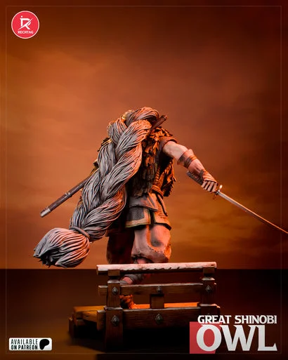 Great Shinobi Owl | Fan Art | 3D Printed Resin Model Garage Kit | *Un-Painted* | Rechtag 5
