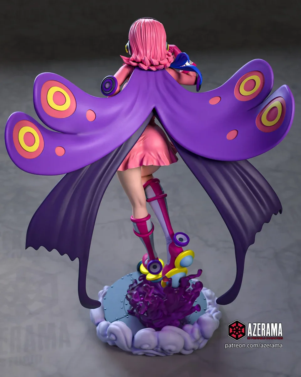 Reiju | Fan Art | 3D Printed Resin Model Garage Kit | *Un-Painted* | Azerama 2