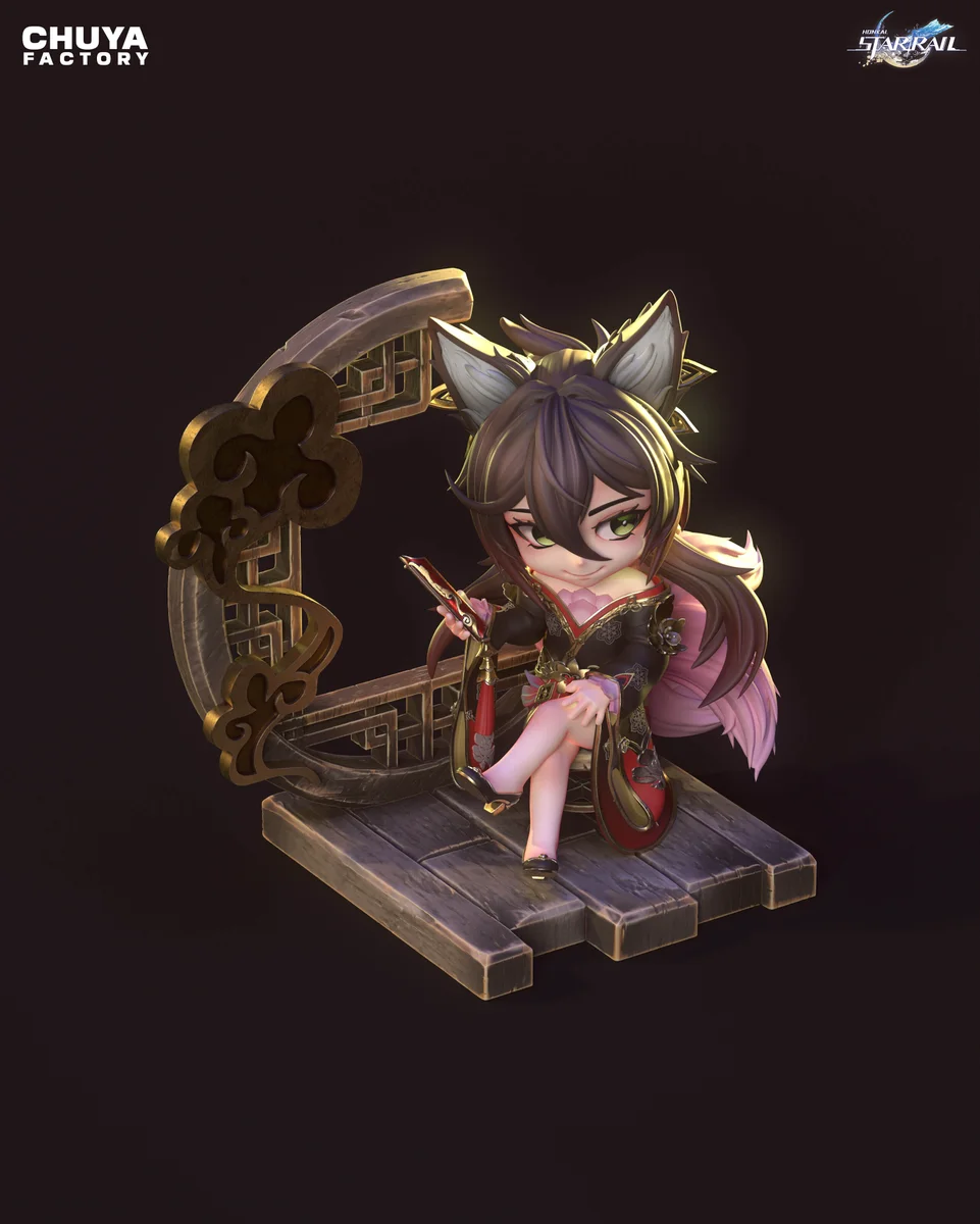 Chibi Tingyun | Fan Art | 3D Printed Resin Model Garage Kit | *Un-Painted* | Chuya Factory 3
