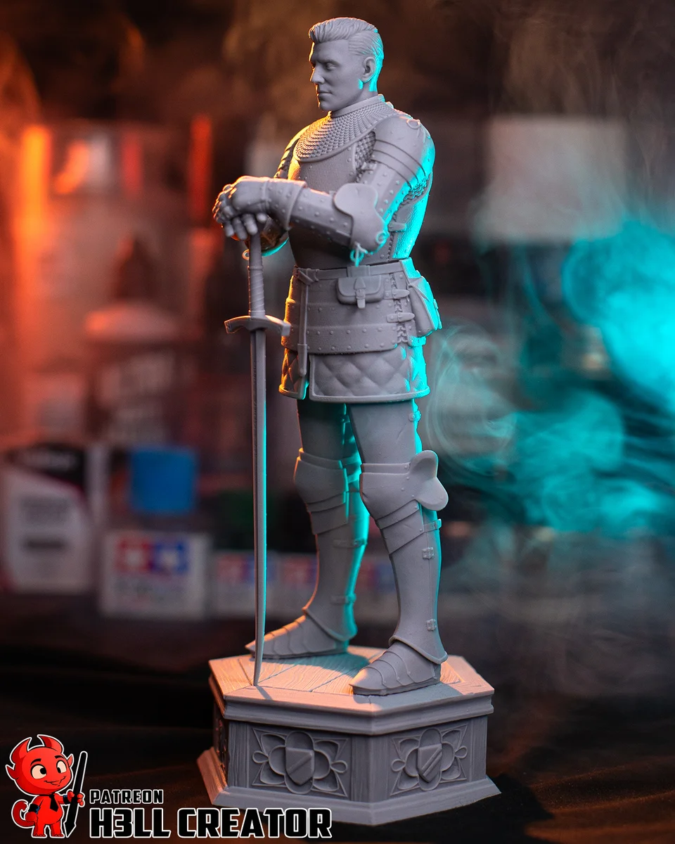 Henry of Skalitz | Fan Art | 3D Printed Resin Model Garage Kit | *Un-Painted* | H3LL Creator 11