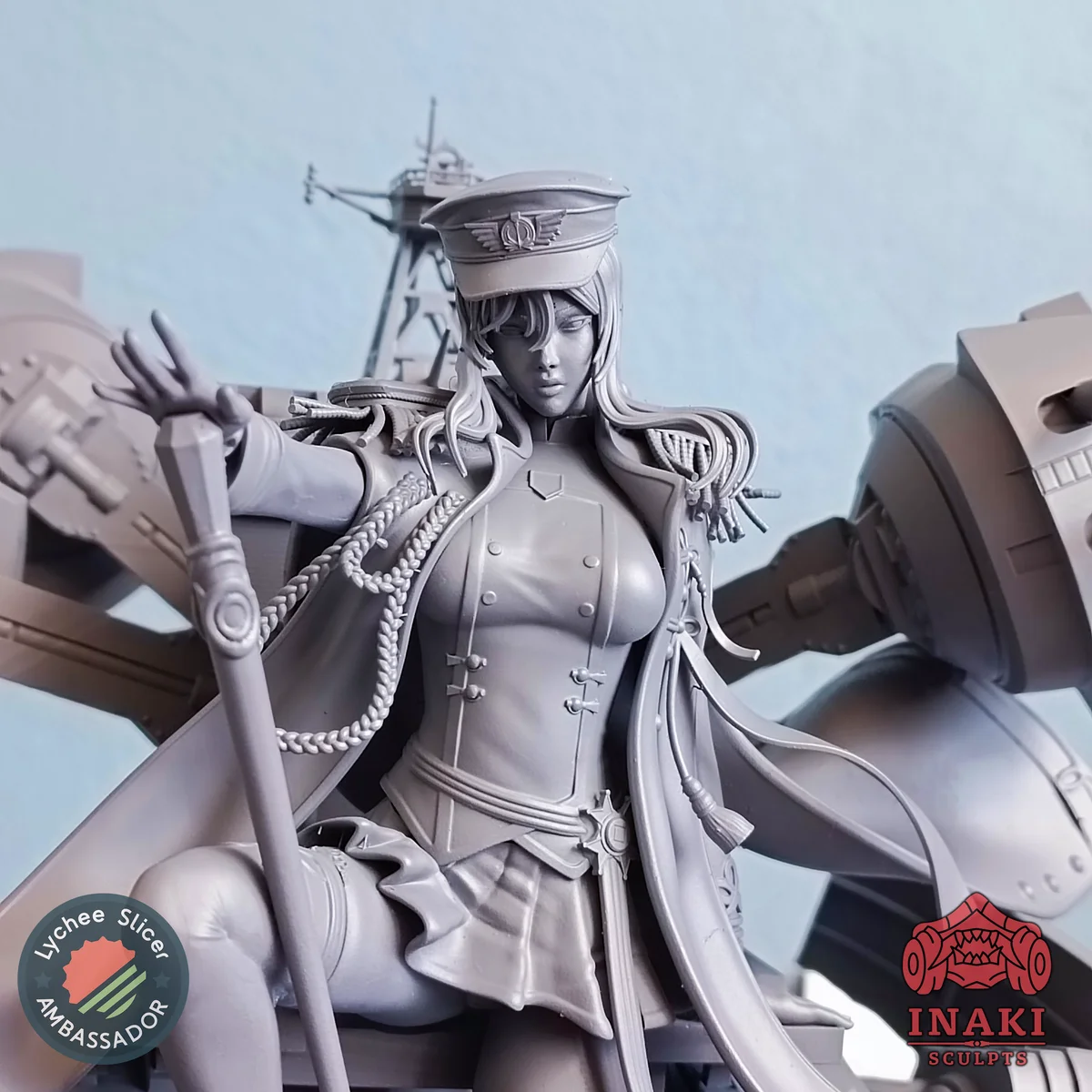 Monarch | Fan Art | 3D Printed Resin Model Garage Kit | *Un-Painted* | Inaki Sculpts 6