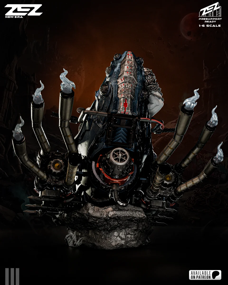 Lobo Throne | Fan Art | 3D Printed Resin Model Garage Kit | *Un-Painted* | ZEZ Studio 7