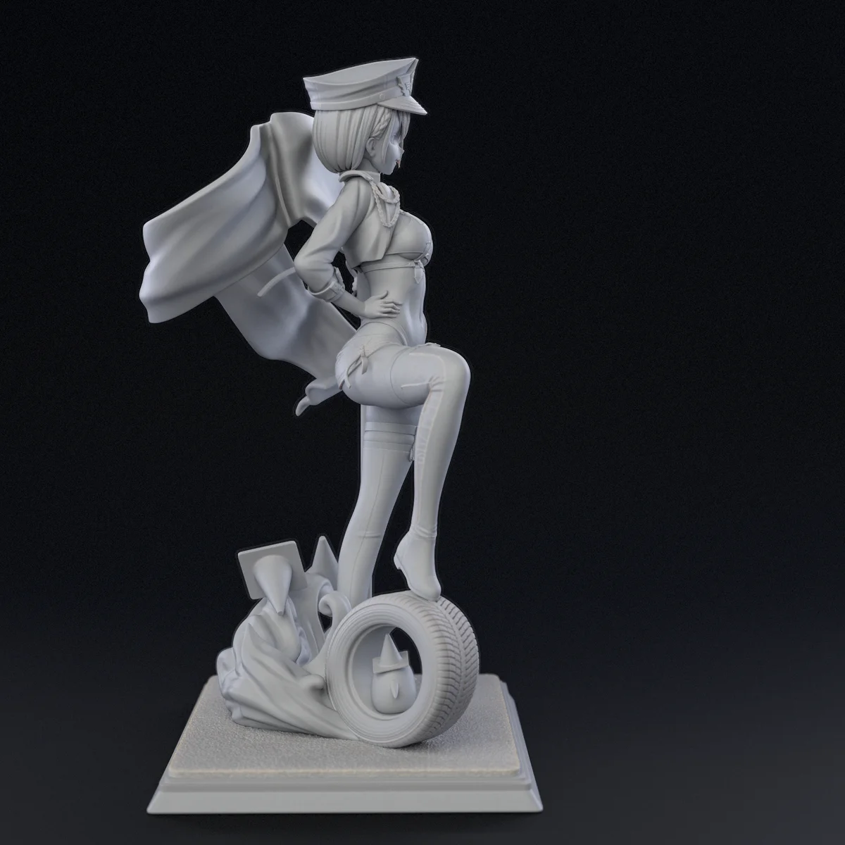 Baltimore | Fan Art | 3D Printed Resin Model Garage Kit | *Un-Painted* | Inari Figure 12