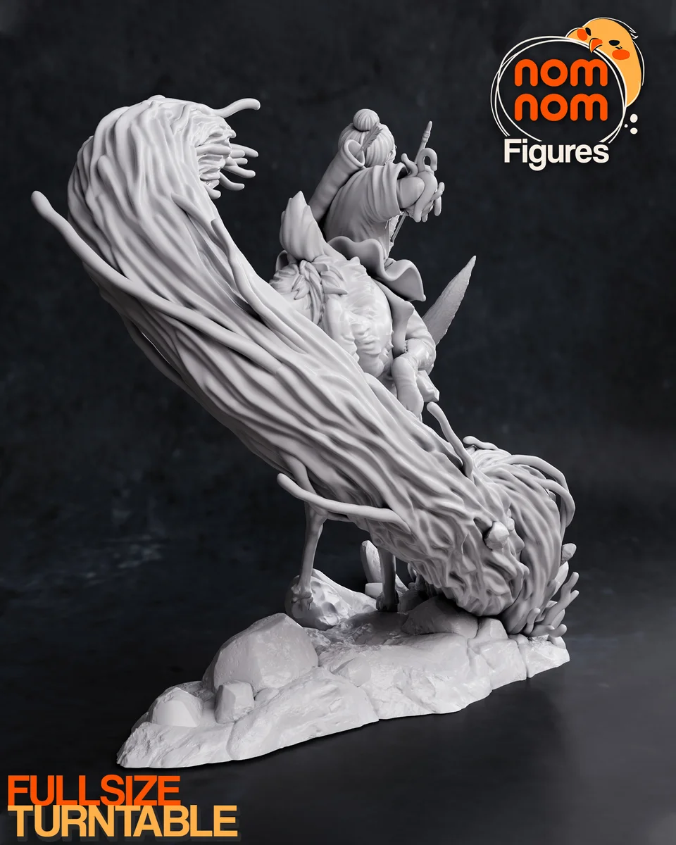 Ashitaka | Fan Art | 3D Printed Resin Model Garage Kit | *Un-Painted* | Nomnom 5