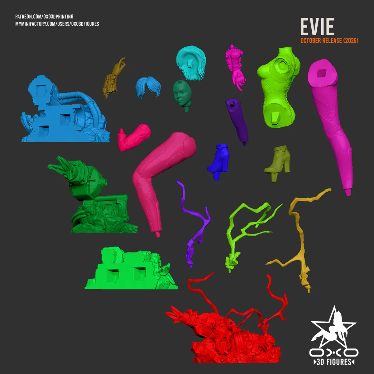Evie Stellar Blade | Fan Art | 3D Printed Resin Model Garage Kit | *Un-Painted* | OXO3D 13
