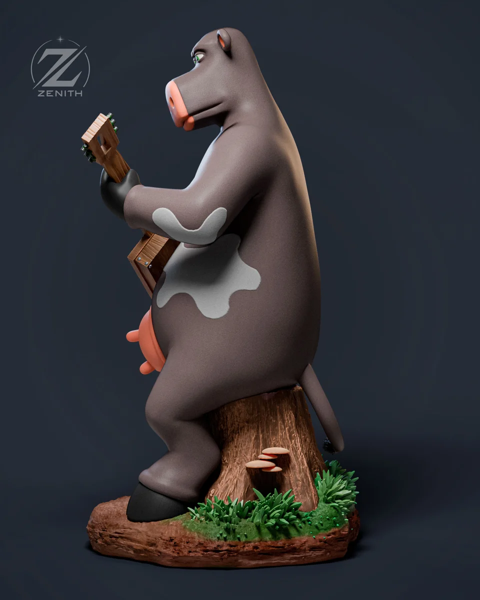 Ben Barnyard | Fan Art | 3D Printed Resin Model Garage Kit | *Un-Painted* | Zenith Studios 3