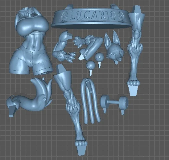Muscle Mommy | Fan Art | 3D Printed Resin Model Garage Kit | *Un-Painted* | Officer Rhu 3