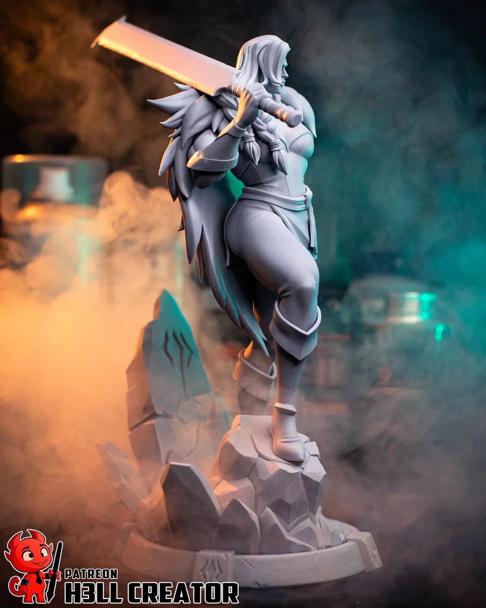 Yasha Nydoorin | Fan Art | 3D Printed Resin Model Garage Kit | *Un-Painted* | H3LL Creator 13