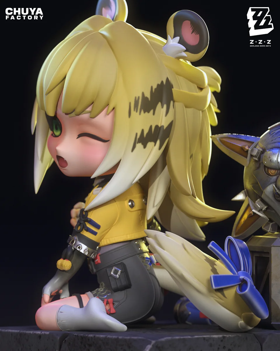 Chibi Ju Fufu | Fan Art | 3D Printed Resin Model Garage Kit | *Un-Painted* | Chuya Factory 6