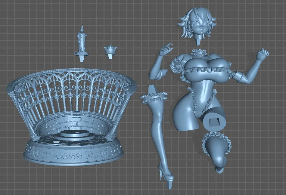 Booette | Fan Art | 3D Printed Resin Model Garage Kit | *Un-Painted* | Officer Rhu 6