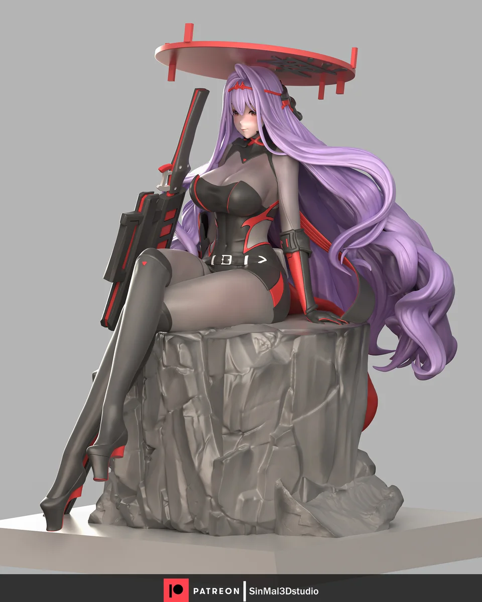 Rose | Fan Art | 3D Printed Resin Model Garage Kit | *Un-Painted* | Sin3Dstudio 3