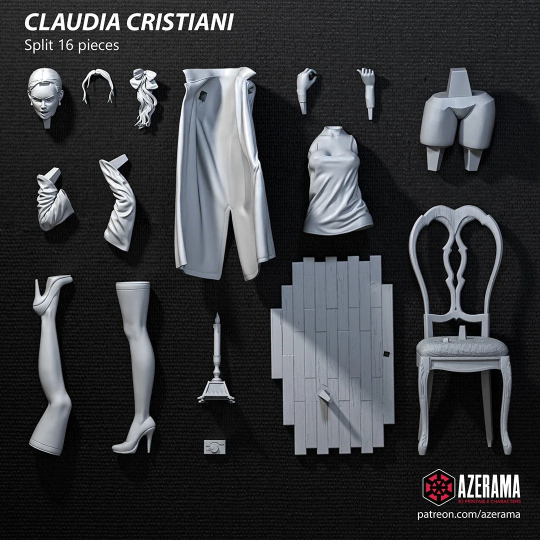 Claudia | Fan Art | 3D Printed Resin Model Garage Kit | *Un-Painted* | Azerama 3