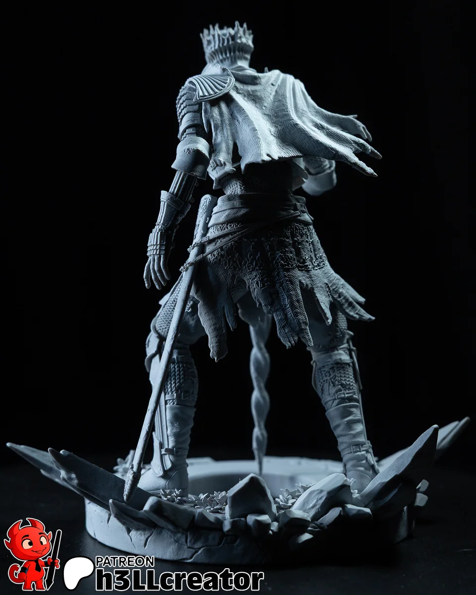 Soul of Cinders | Fan Art | 3D Printed Resin Model Garage Kit | *Un-Painted* | H3LL Creator 13