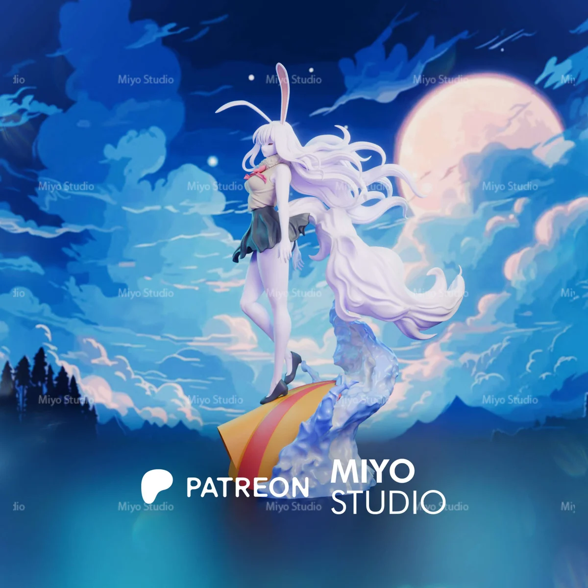Carrot Sulong | Fan Art | 3D Printed Resin Model Garage Kit | *Un-Painted* | MiyoStudio 4