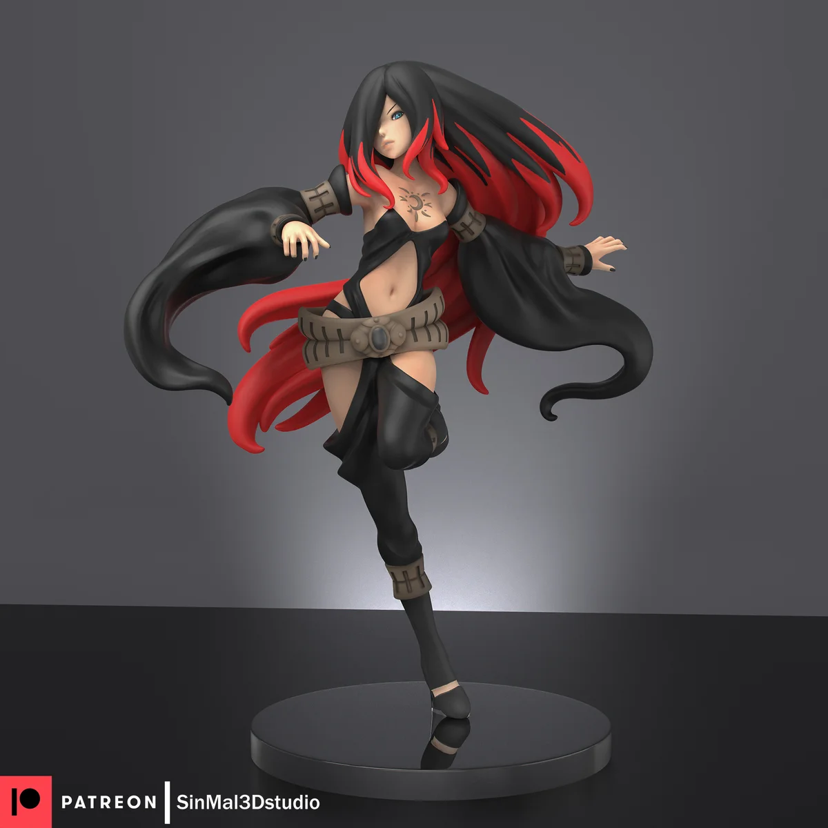 Raven | Fan Art | 3D Printed Resin Model Garage Kit | *Un-Painted* | Sin3Dstudio 5