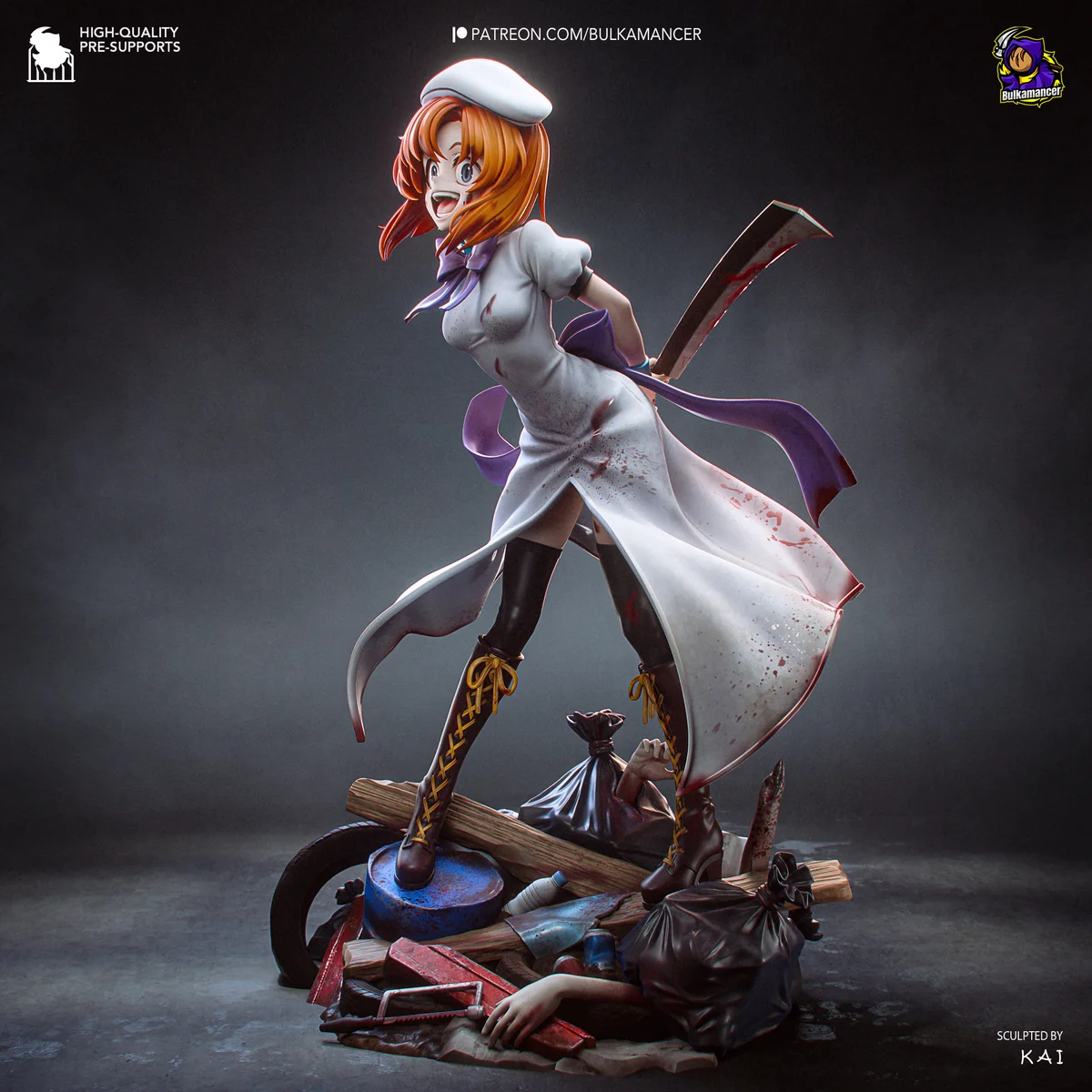 Rena | Fan Art | 3D Printed Resin Model Garage Kit | *Un-Painted* | Bulkamancer 3
