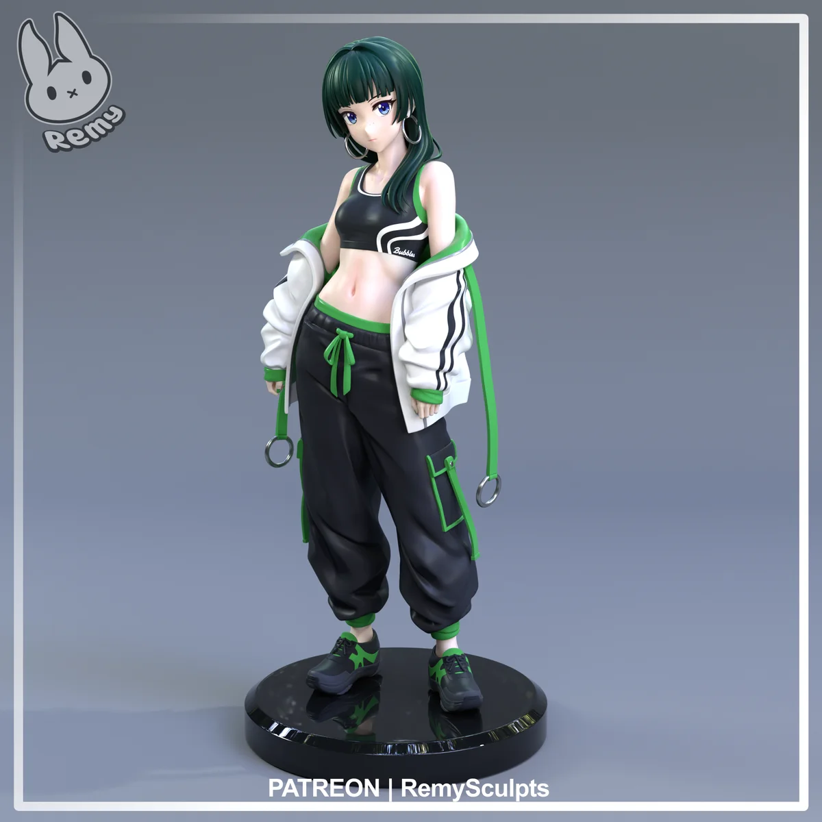 Maomao (Streetwear) | Fan Art | 3D Printed Resin Model Garage Kit | *Un-Painted* | Remy Sculpts 3