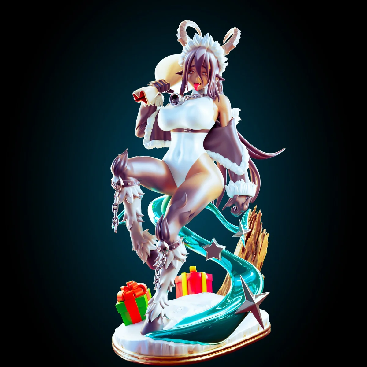Krampus | Fan Art | 3D Printed Resin Model Garage Kit | *Un-Painted* | Officer Rhu 2