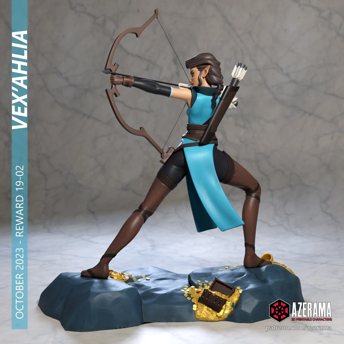 Vex | Fan Art | 3D Printed Resin Model Garage Kit | *Un-Painted* | Azerama 3