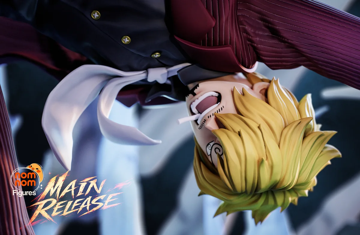 Sanji | Fan Art | 3D Printed Resin Model Garage Kit | *Un-Painted* | Nomnom 5