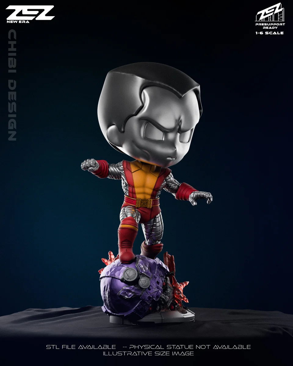 Chibi Colossus | Fan Art | 3D Printed Resin Model Garage Kit | *Un-Painted* | ZEZ Studio 6
