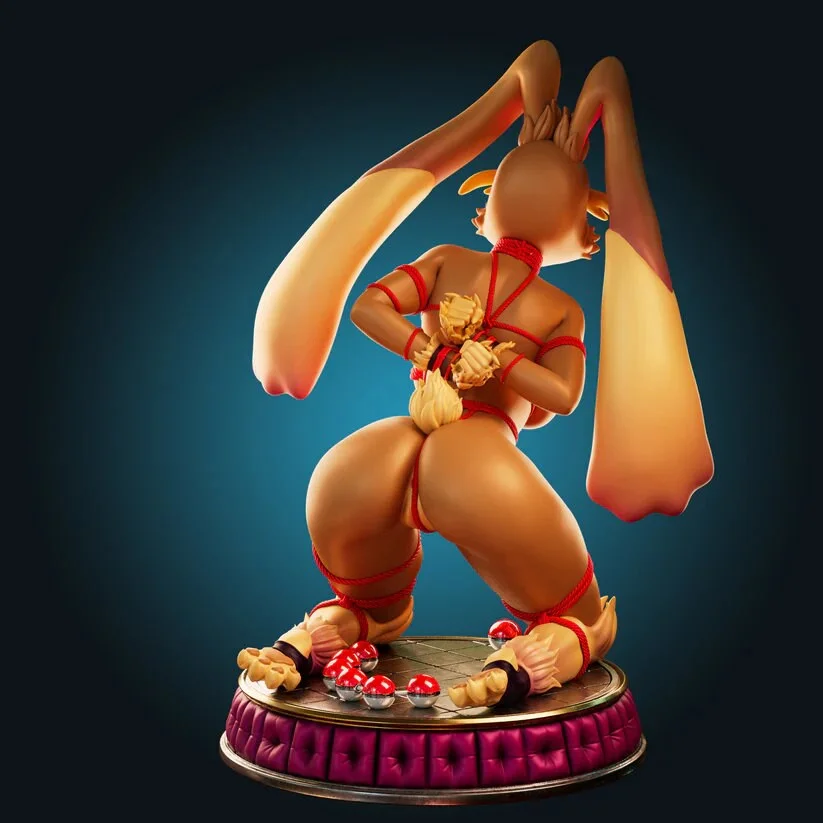 Bad Wabbit | Fan Art | 3D Printed Resin Model Garage Kit | *Un-Painted* | Officer Rhu 4