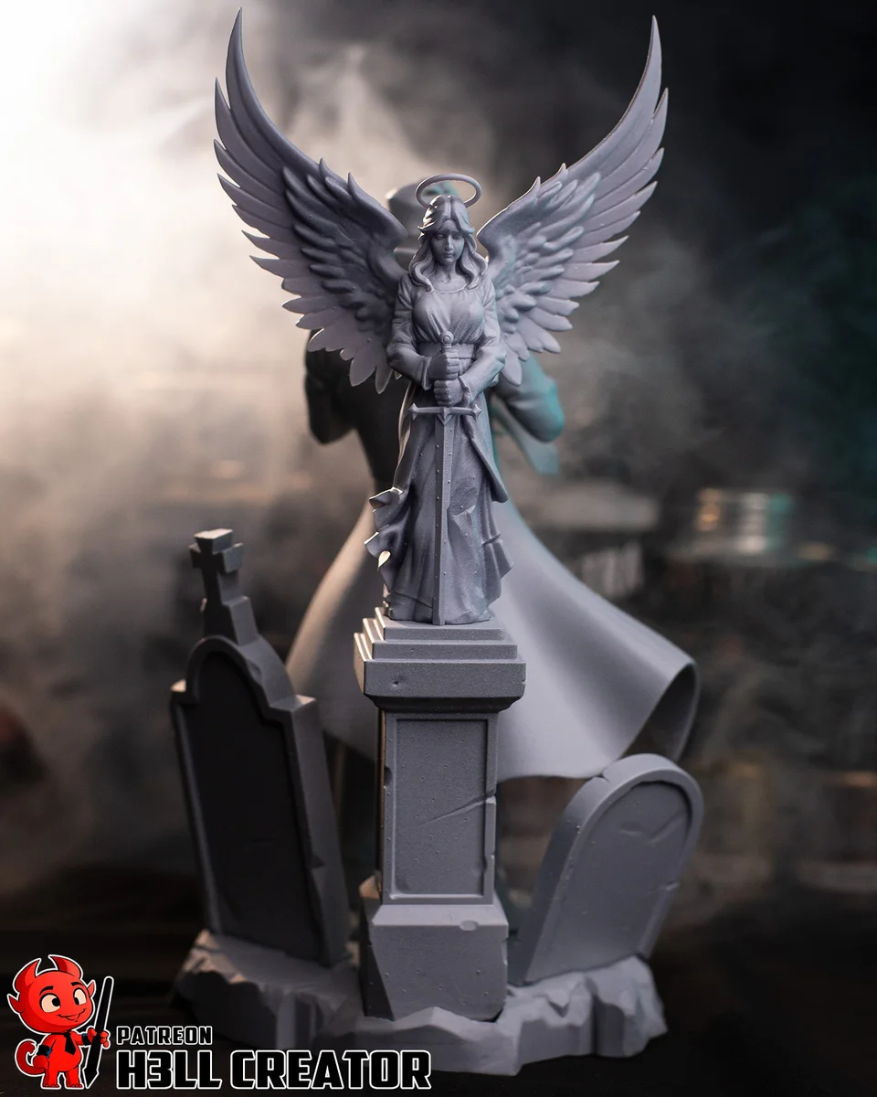 John Constantine | Fan Art | 3D Printed Resin Model Garage Kit | *Un-Painted* | H3LL Creator 12