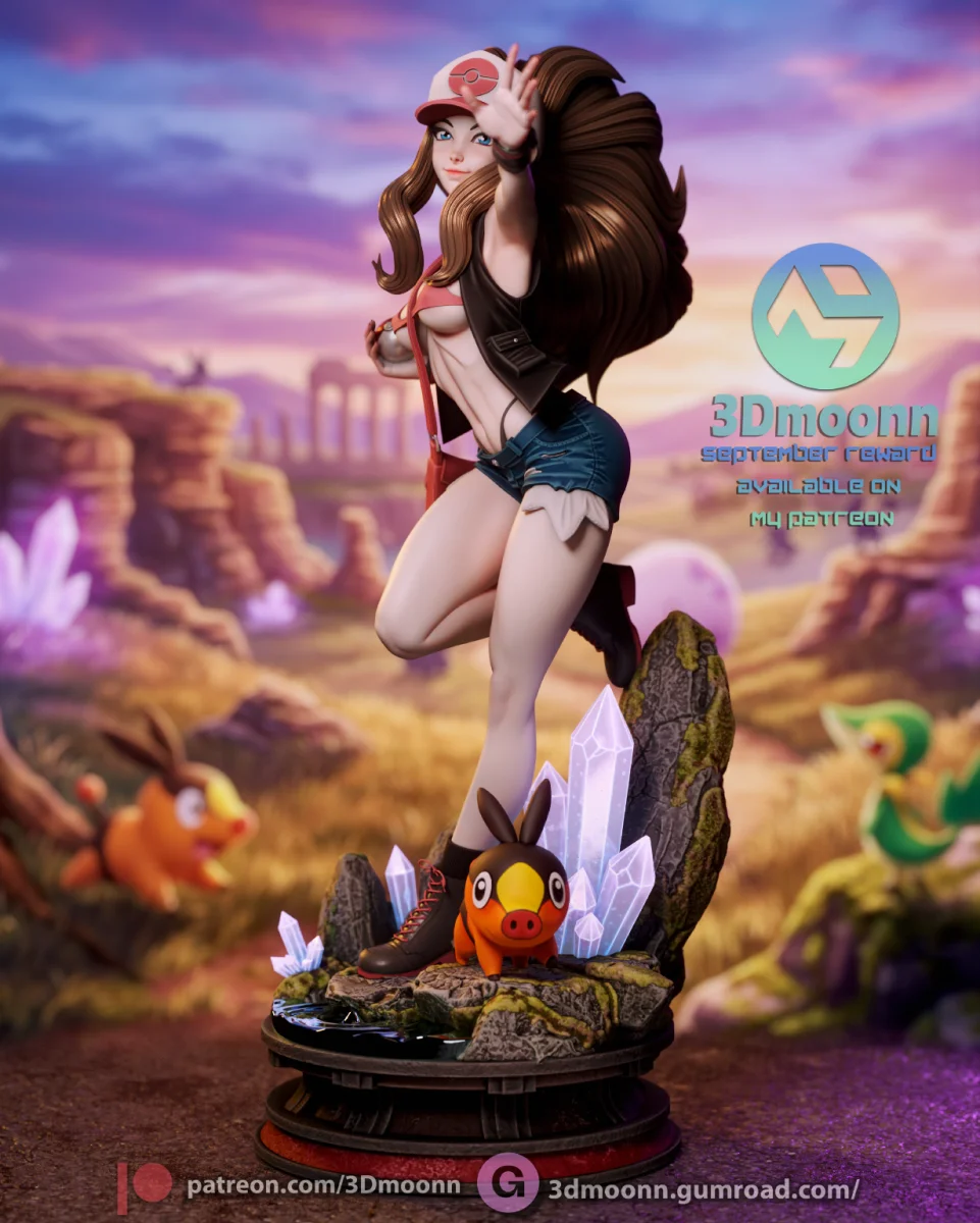 Hilda | Fan Art | 3D Printed Resin Model Garage Kit | *Un-Painted* | 3DMoonn 12