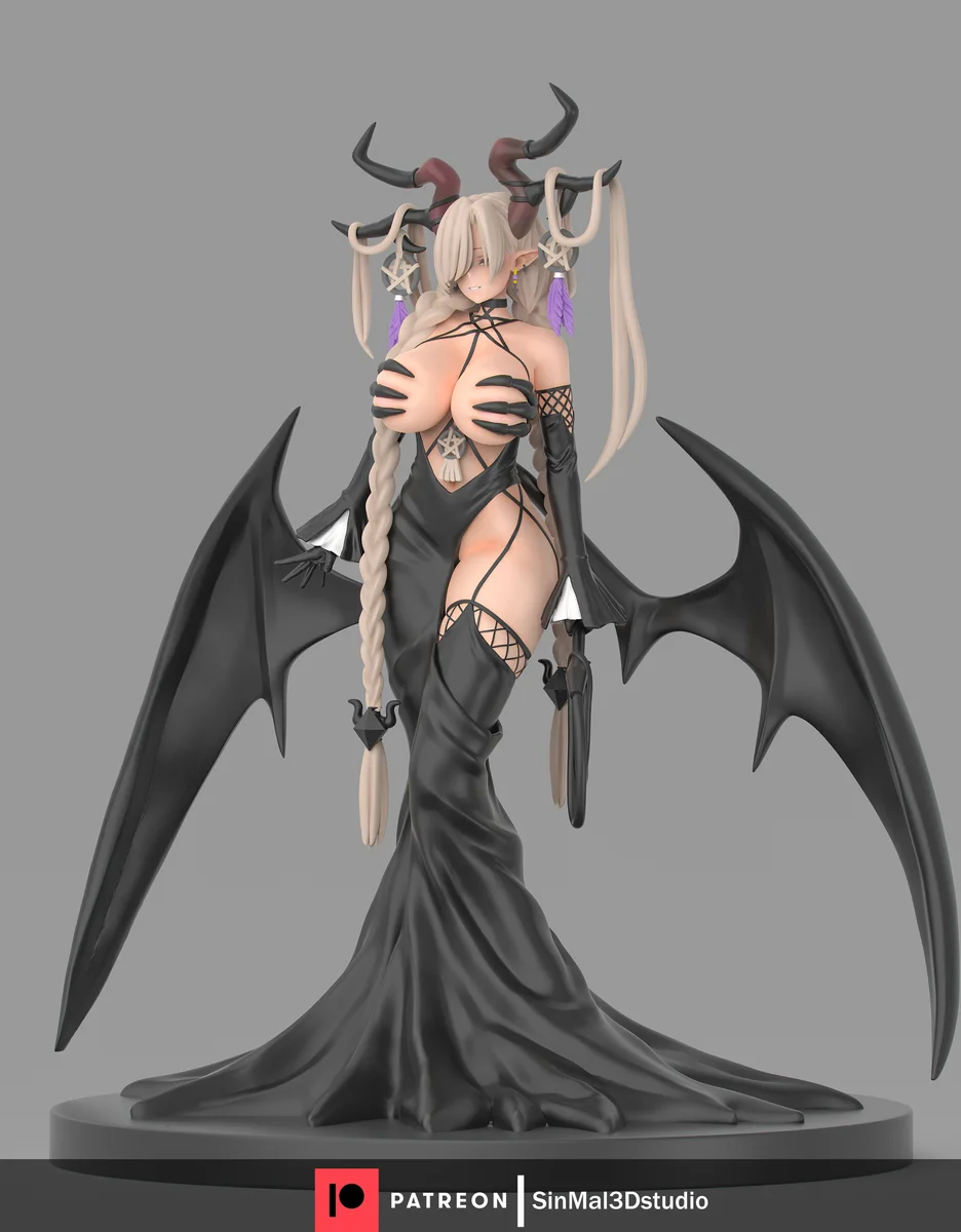 Devil Owari | Fan Art | 3D Printed Resin Model Garage Kit | *Un-Painted* | Sin3Dstudio 5