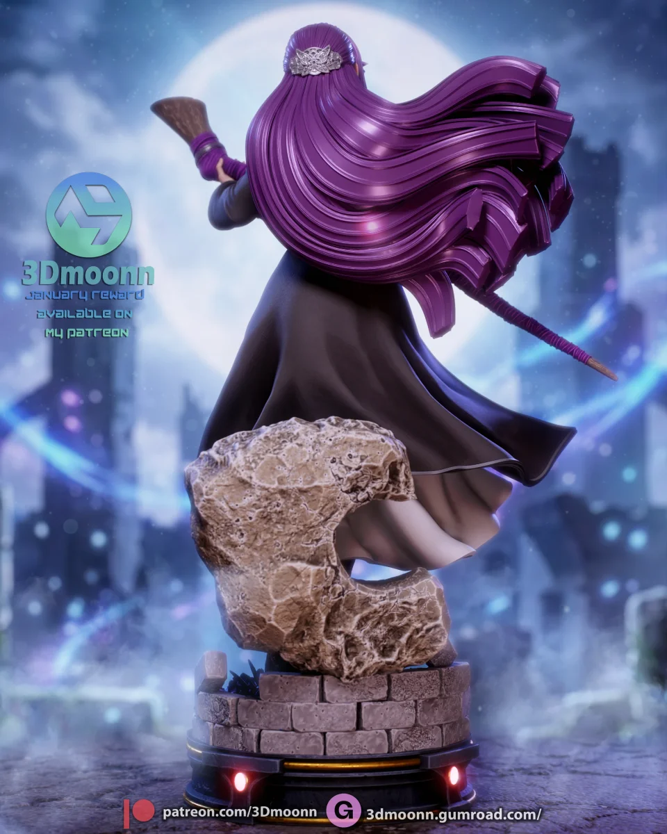 Fern | Fan Art | 3D Printed Resin Model Garage Kit | *Un-Painted* | 3DMoonn 3