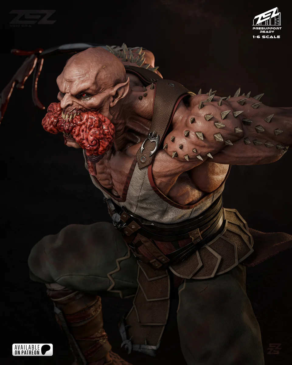 Baraka | Fan Art | 3D Printed Resin Model Garage Kit | *Un-Painted* | ZEZ Studio 3