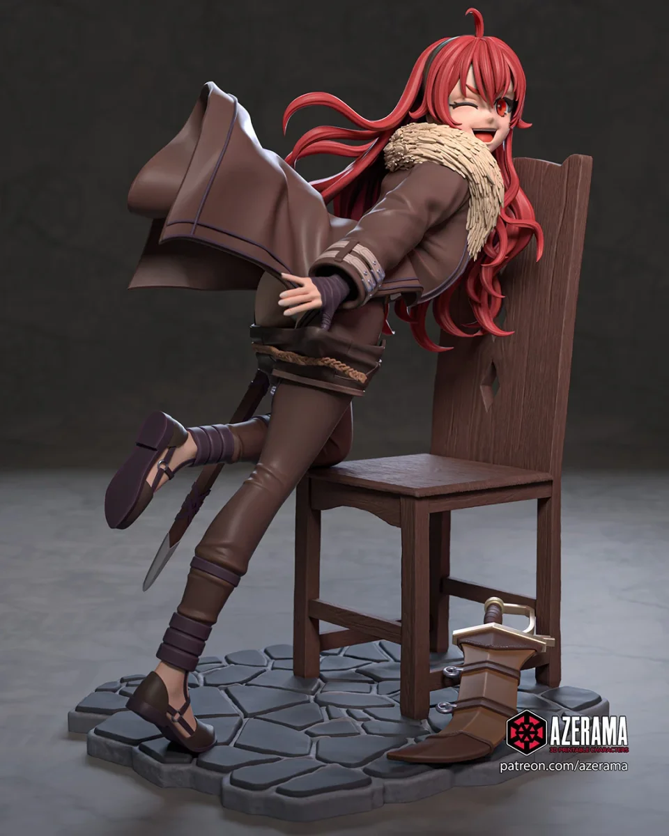 Eris Boreas Greyrat | Fan Art | 3D Printed Resin Model Garage Kit | *Un-Painted* | Azerama