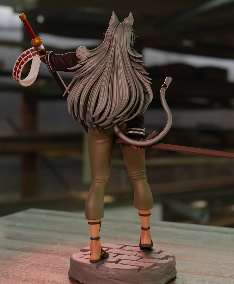 Ghislaine Dedoldia | Fan Art | 3D Printed Resin Model Garage Kit | *Un-Painted* | Momoji 5