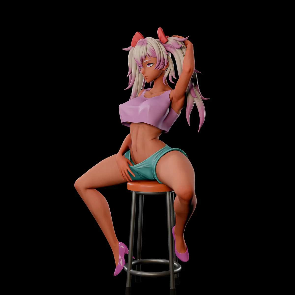 Dakini | Fan Art | 3D Printed Resin Model Garage Kit | *Un-Painted* | Momoji 4