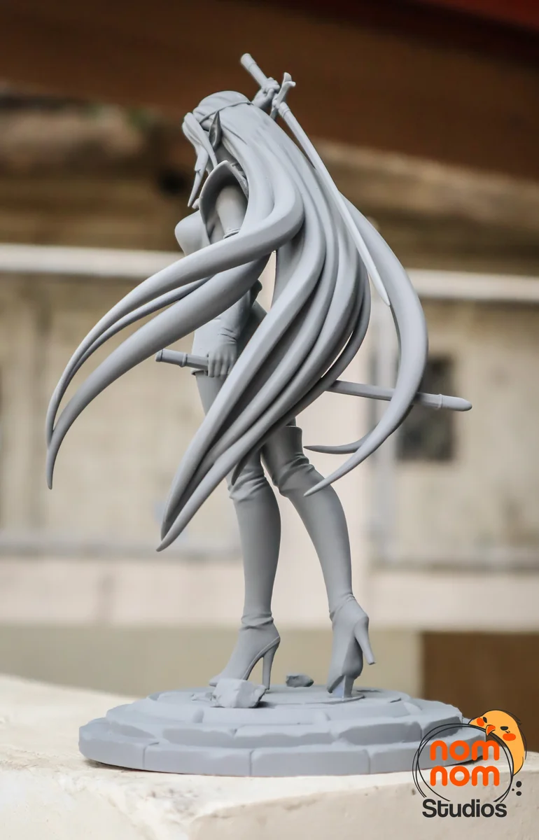 Pirotess | Fan Art | 3D Printed Resin Model Garage Kit | *Un-Painted* | Nomnom 5