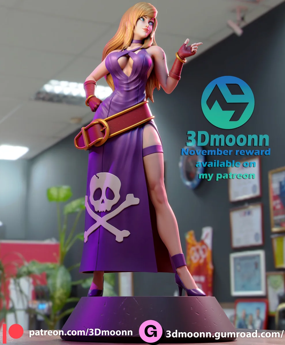 B.Jenet | Fan Art | 3D Printed Resin Model Garage Kit | *Un-Painted* | 3DMoonn 4